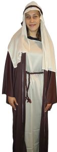 Kids Costumes to Hire - Joseph Costume - CHILD (Dark brown robe, belt, headsash, beige toga & headscarf)